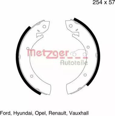 Metzger MG 325 - Əyləc Başlığı Dəsti furqanavto.az