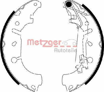 Metzger MG 201 - Əyləc Başlığı Dəsti furqanavto.az