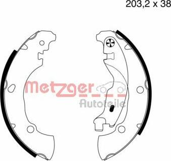 Metzger MG 717 - Əyləc Başlığı Dəsti furqanavto.az