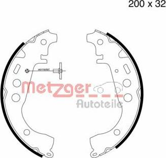 Metzger MG 723 - Əyləc Başlığı Dəsti furqanavto.az