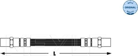 Meyle 014 042 0010 - Əyləc şlanqı furqanavto.az