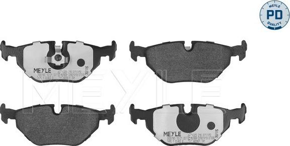 Meyle 025 216 0717/PD - Əyləc altlığı dəsti, əyləc diski furqanavto.az