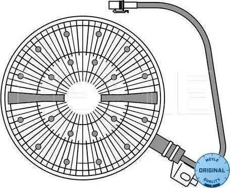 Meyle 834 234 0015 - Debriyaj, radiator ventilyatoru furqanavto.az