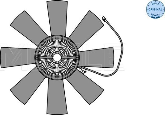 Meyle 814 234 0001 - Fen, radiator furqanavto.az