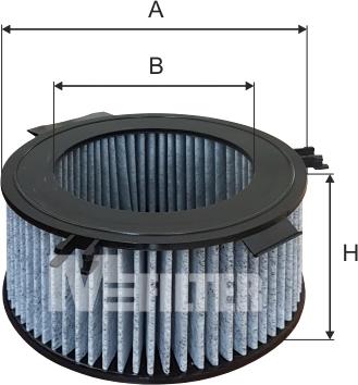 Mfilter A 958C - Filtr, daxili hava furqanavto.az