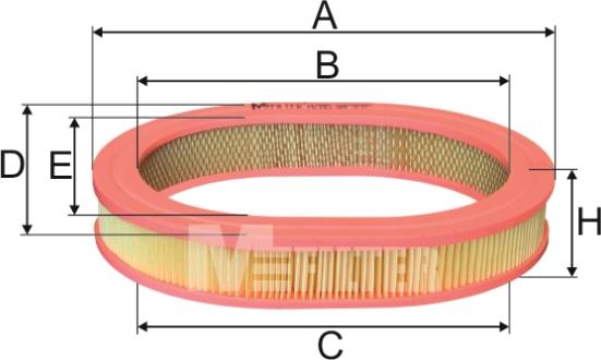 Mfilter A 285 - Hava filtri furqanavto.az