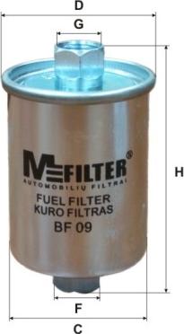 Mfilter BF 09 - Yanacaq filtri furqanavto.az