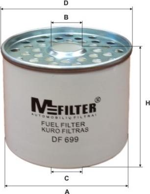 Mfilter DF 699 - Yanacaq filtri furqanavto.az