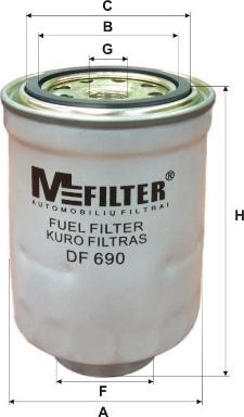Mfilter DF 690 - Yanacaq filtri furqanavto.az