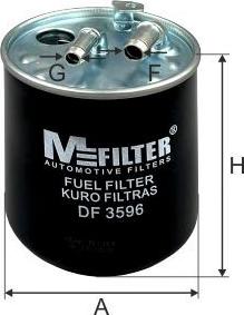 Mfilter DF 3596 - Yanacaq filtri furqanavto.az