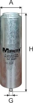 Mfilter DF 3547 - Yanacaq filtri furqanavto.az