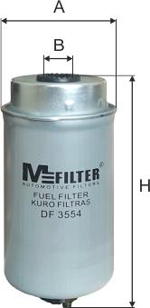 Mfilter DF 3554 - Yanacaq filtri furqanavto.az