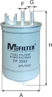 Mfilter DF 3552 - Yanacaq filtri furqanavto.az