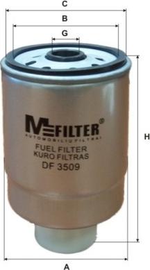 Mfilter DF 3509 - Yanacaq filtri furqanavto.az