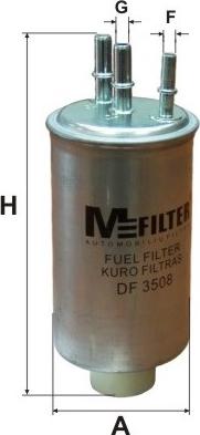 Mfilter DF 3508 - Yanacaq filtri furqanavto.az