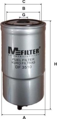Mfilter DF 3510 - Yanacaq filtri furqanavto.az