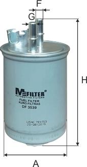 Mfilter DF 3539 - Yanacaq filtri furqanavto.az