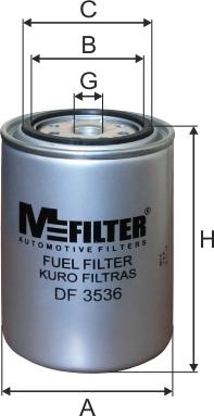 Mfilter DF 3536 - Yanacaq filtri furqanavto.az