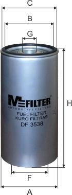 Mfilter DF 3538 - Yanacaq filtri furqanavto.az