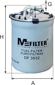 Mfilter DF 3532 - Yanacaq filtri furqanavto.az