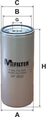 Mfilter DF 3520 - Yanacaq filtri furqanavto.az