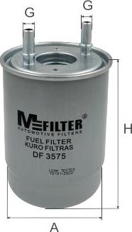 Mfilter DF 3575 - Yanacaq filtri furqanavto.az