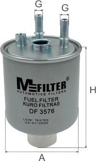 Mfilter DF 3576 - Yanacaq filtri furqanavto.az