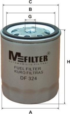 Mfilter DF 324 - Yanacaq filtri furqanavto.az