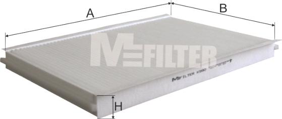 Mfilter K 990 - Filtr, daxili hava furqanavto.az