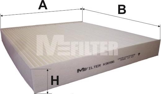 Mfilter K 9096 - Filtr, daxili hava furqanavto.az