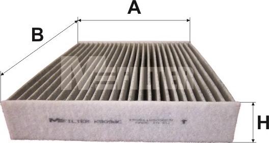 Mfilter K 9098C - Filtr, daxili hava furqanavto.az
