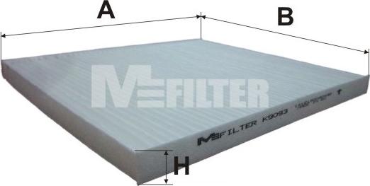Mfilter K 9093 - Filtr, daxili hava furqanavto.az
