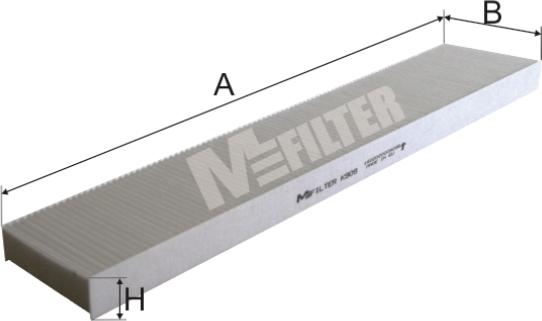 Mfilter K 909 - Filtr, daxili hava furqanavto.az