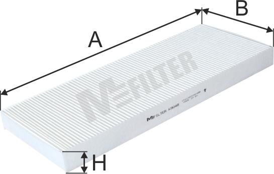 Mfilter K 9048 - Filtr, daxili hava furqanavto.az