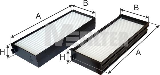 Mfilter K 9063-2 - Filtr, daxili hava furqanavto.az