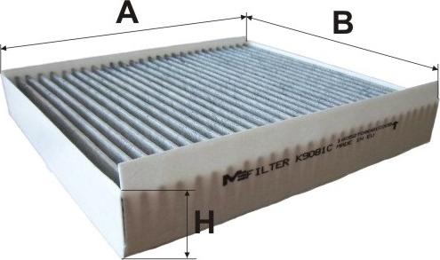 Mfilter K 9081C - Filtr, daxili hava furqanavto.az