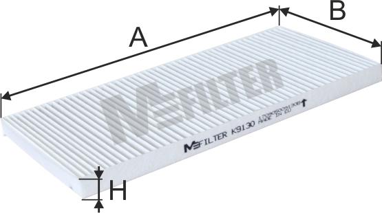 Mfilter K 9130 - Filtr, daxili hava furqanavto.az