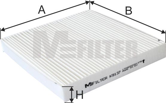 Mfilter K 9137 - Filtr, daxili hava furqanavto.az