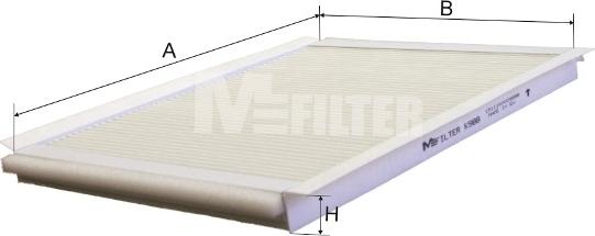 Mfilter K 988 - Filtr, daxili hava furqanavto.az