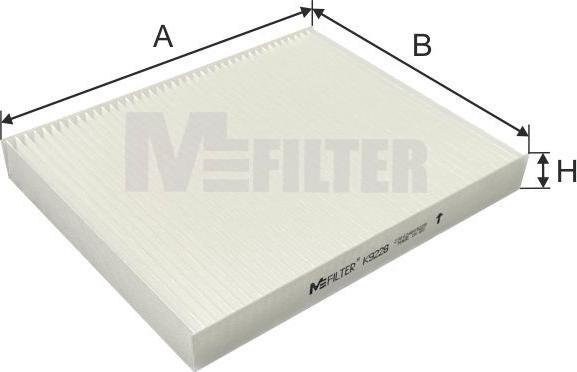 Mfilter K 9228 - Filtr, daxili hava www.furqanavto.az
