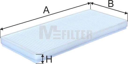 Mfilter K 922 - Filtr, daxili hava furqanavto.az