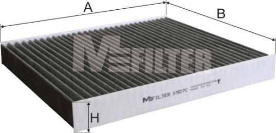 Mfilter K 927C - Filtr, daxili hava furqanavto.az