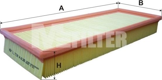 Mfilter K 438 - Hava filtri furqanavto.az