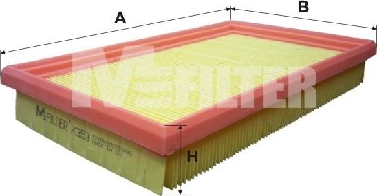 Mfilter K 353 - Hava filtri furqanavto.az