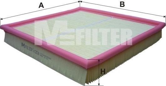 Mfilter K 209 - Hava filtri furqanavto.az