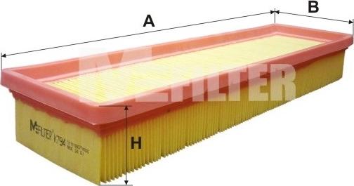 Mfilter K 794 - Hava filtri furqanavto.az