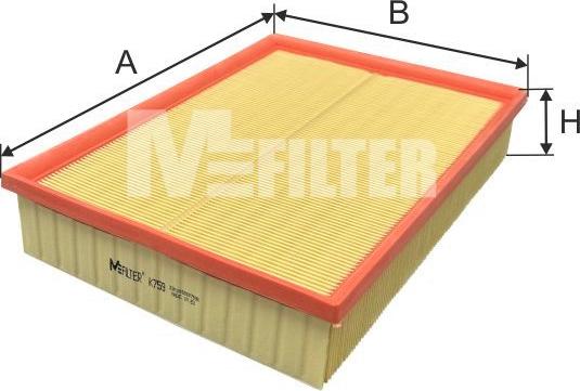 Mfilter K 759 - Hava filtri furqanavto.az