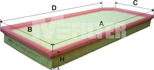 Mfilter K 750 - Hava filtri furqanavto.az