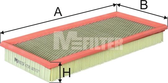 Mfilter K 739 - Hava filtri furqanavto.az