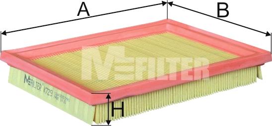 Mfilter K 729 - Hava filtri furqanavto.az